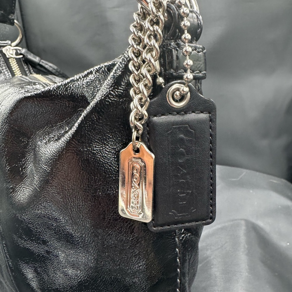 Coach Black Patent Leather Soho Shoulder Bag - Picture 4 of 13